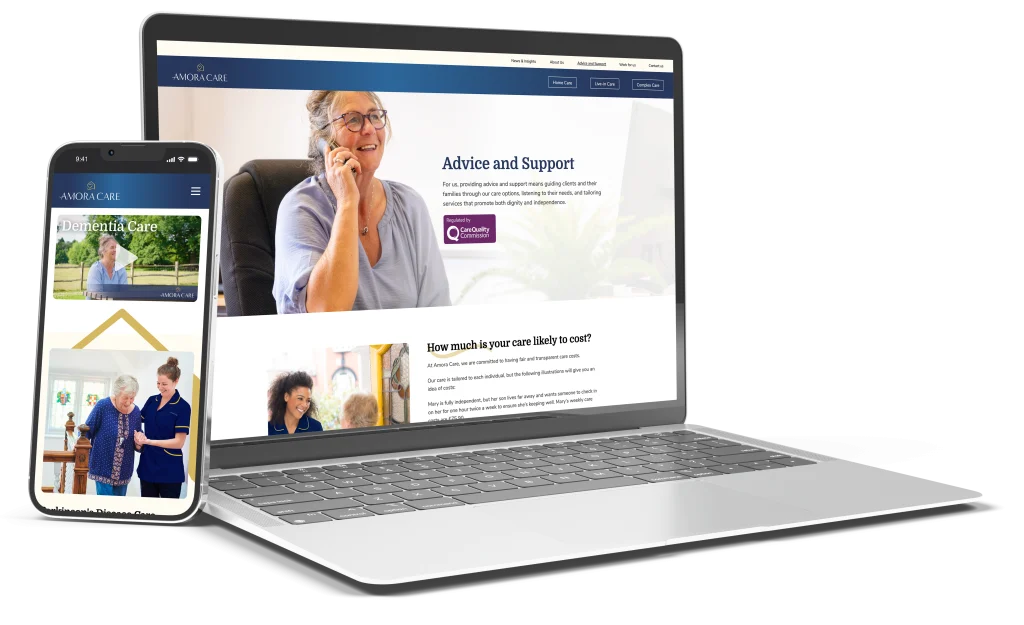 Amora Care - website