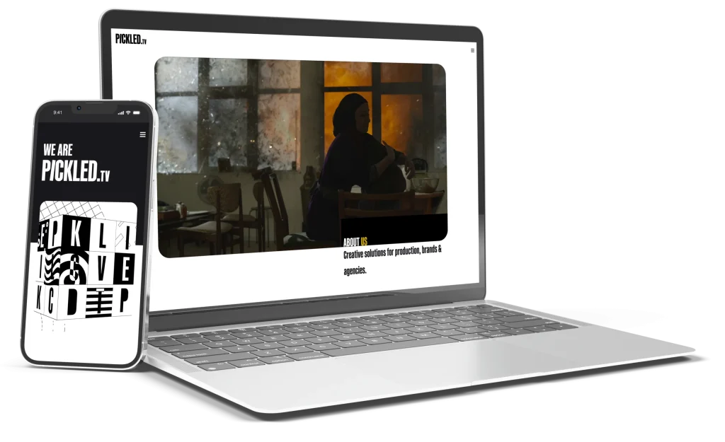 Pickled TV on macbook and iphone