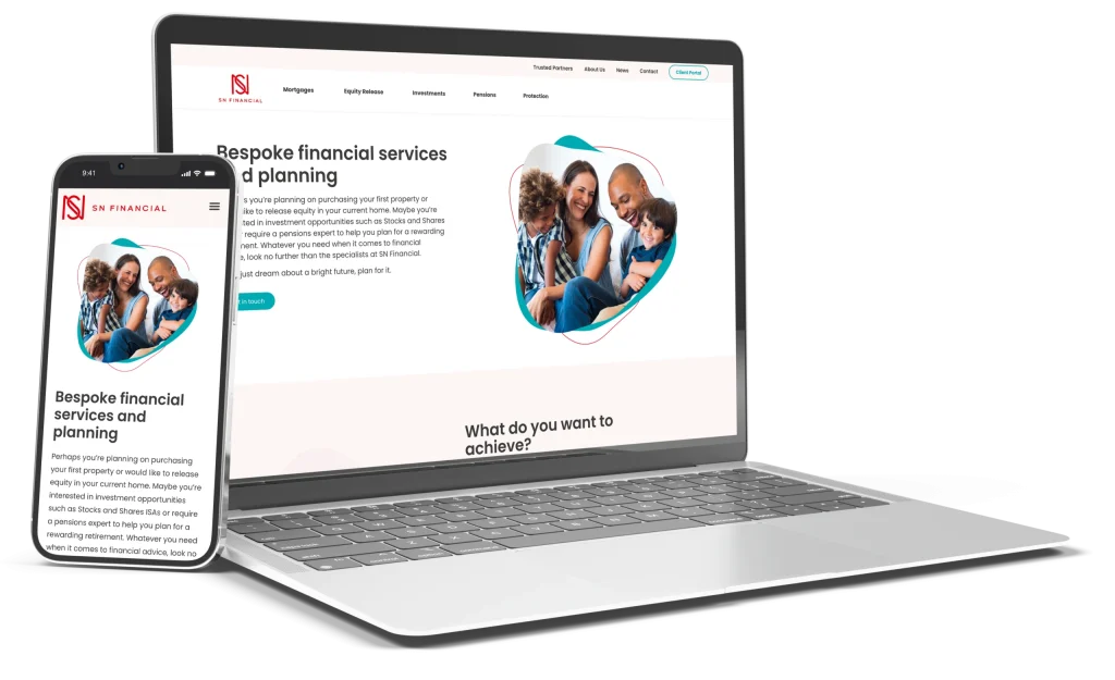 SNF website on macbook and iphone